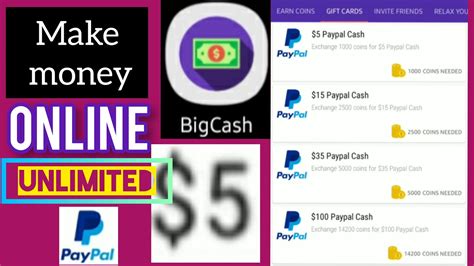 BIG CASH Earn Money Online At HOME Cash Rewards And Gift Cards