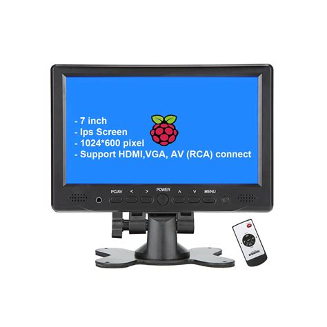 Buy 7 inch Mini Small Monitor HD 1080P Small HDMI Monitor Portable VGA Monitor LCD Screen for PC ...