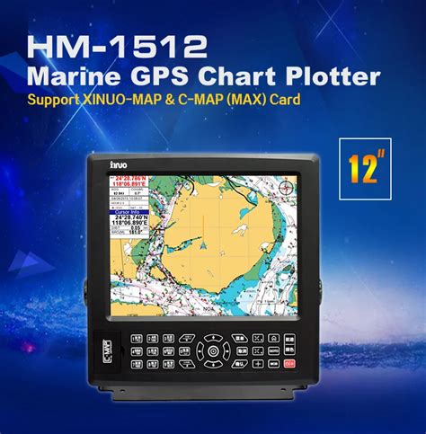 Xinuo Inch Marine Gps Chart Plotter Ideal For Fishing Boats And