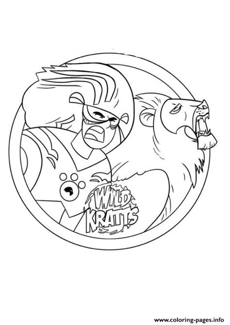 Wild Kratts Printable Coloring page Printable