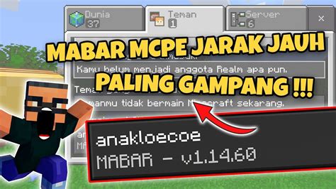 CARA MABAR MINECRAFT JARAK JAUH YouTube