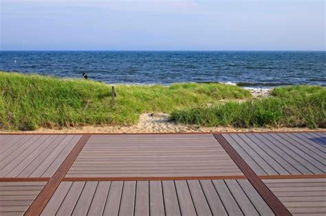 TimberTech AZEK Vintage Collection Decking In Mahogany And Silver Oak