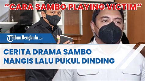 Cerita Drama Sambo Nangis Lalu Pukul Dinding Kesaksian AKBP Ridwan