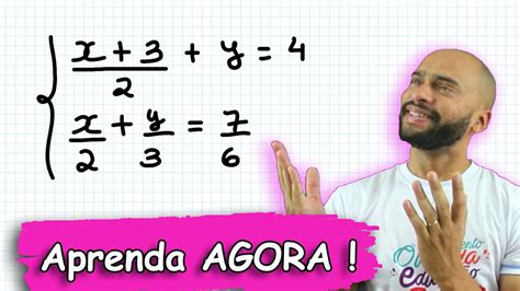 Como Resolver Sistema De EquaÇÕes Com FraÇÕes Aprenda Agora Youtube