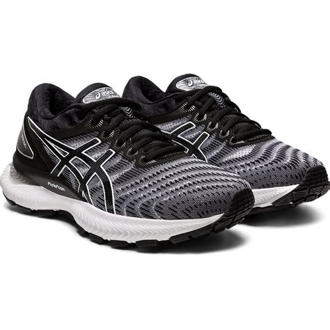 Asics Laufschuhe Gel Nimbus 22 Dämpfung Weissschwarz Damen Online