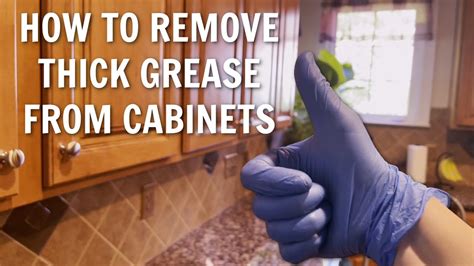 How To Remove Grease From Cabinets Above Stove Cabinets Matttroy