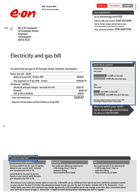 Energy Bills Explained Energy Bill Bills Gas Bill