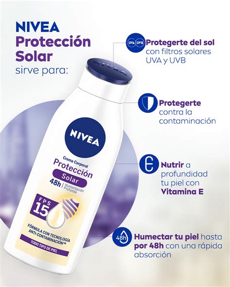 Nivea Protecci N Solar La Nica Crema Corporal Con Tecnolog A Anti