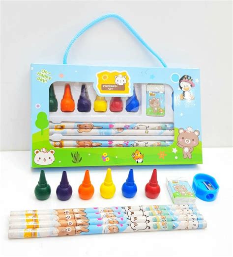 Multicolor wooden Stationery Set For Kids at Rs 55/piece in New Delhi ...