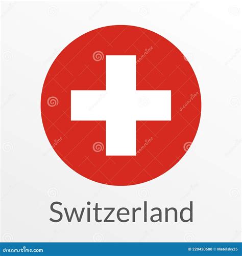 Badge Swiss Flag Royalty Free Stock Photo Cartoondealer