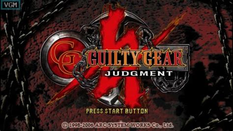 Guilty Gear Judgement Psp Youtube