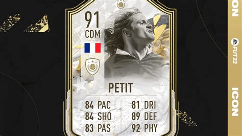 FIFA 22 Emmanuel Petit Prime Moments Icon SBC Available