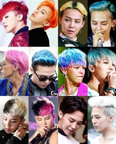 G Dragon Rainbow Hair