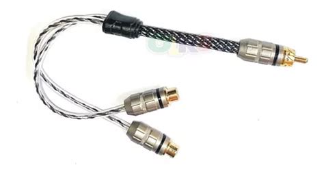 Cable Rca Griega De Rca Hembra A Rca Macho Treo Tr Y F M Gris De