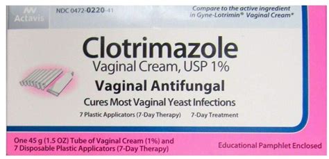 Clotrimazole Vaginal Usp 1 Cream 45 Gm