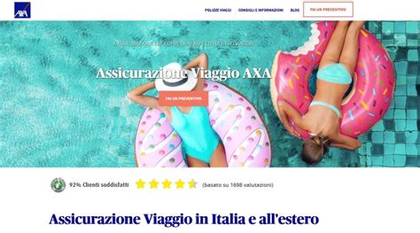 Axa Assicurazione Viaggio La Mia Recensione