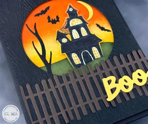 Haunted House Cards Trick Or Treat Series Stampin Up