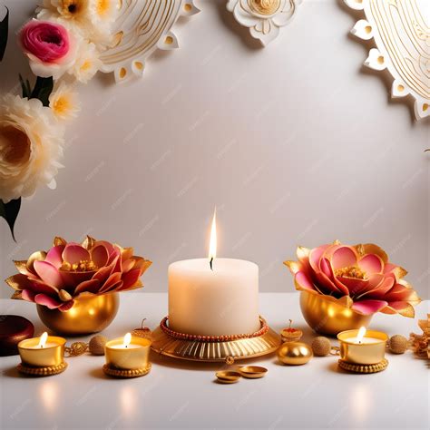 Premium AI Image | Diwali Festival Theme Decoration