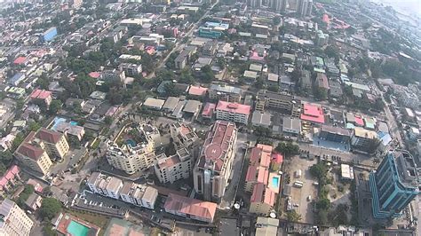 Aerial View Of Victoria Island Lagos Nigeria Youtube