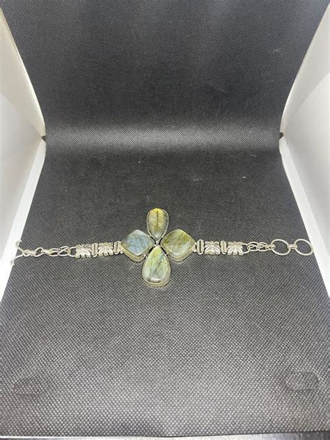 Vintage Sterling Multi Stone Gem