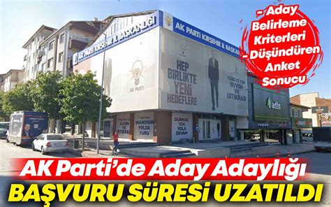 Ak Parti De Aday Adayl Ba Vuru S Resinde De I Iklik