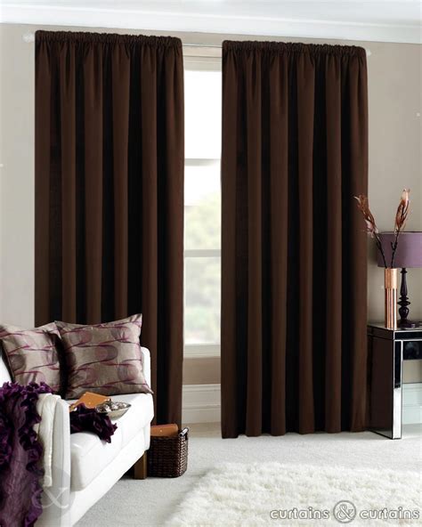 Such A Lovely Chocolate Brown Colour Curtains Living Room Brown