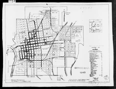 1940 Census Enumeration District Maps Mississippi Lowndes County