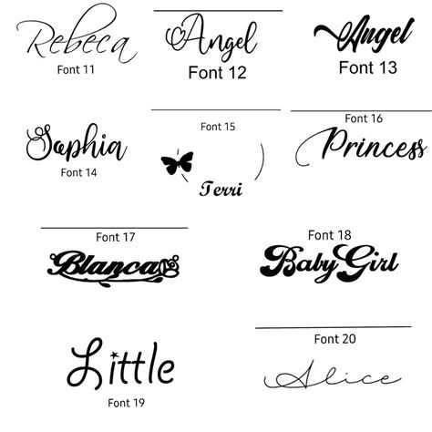 20 Font Styles Customized Stainless Steel Name Necklace - Etsy