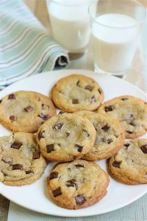 Cookies Aux P Pites De Chocolat Maison Elle Mijote Quelque Chose