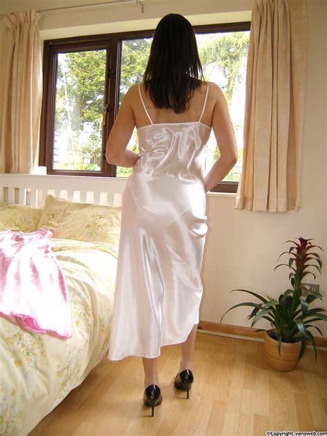 Pin By Gobsmacked On Satin Night Gown Satin Slip Silk Satin