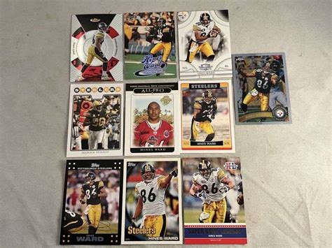 Hines Ward Pittsburgh Steelers Cards Legacy Auction Company