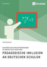 P Dagogische Inklusion An Deutschen Schulen Faktoren Und