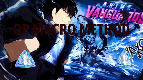 Best Macro For Afking Gems In Anime Vanguards Youtube