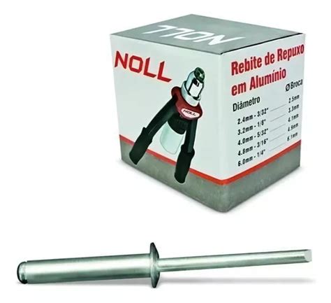 Rebite Pop Repuxo Aluminio 312 1000pçs 1 8 Ø 3 2 X 12mm Noll Frete grátis