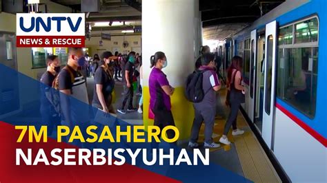 Higit Million Pasahero Naserbisyuhan Ng Libreng Sakay Ng Mrt Youtube