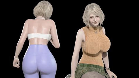 アシュリー初登場シーン集① セクシーコスチューム バイオハザードre4 Resident Evil4 Remake Mod Youtube