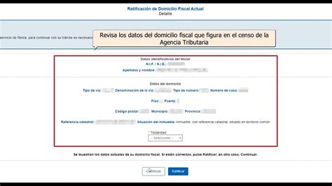 Descubre paso a paso cómo cambiar la dirección en la declaración de la