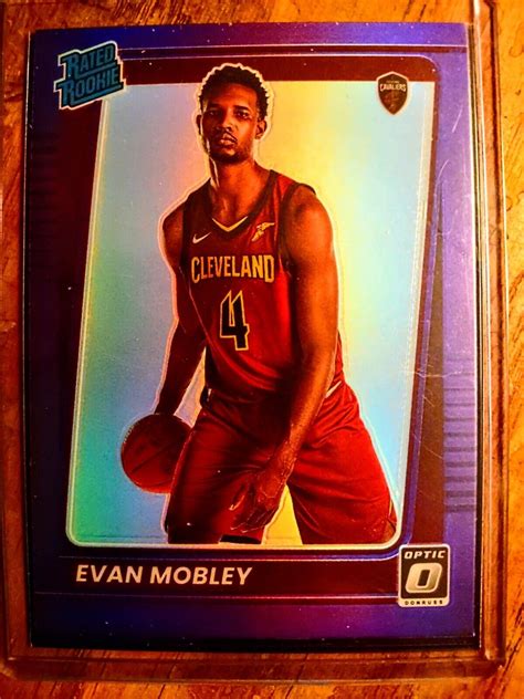 Donruss Optic Evan Mobley Holo Purple Prizm Rated Rookie