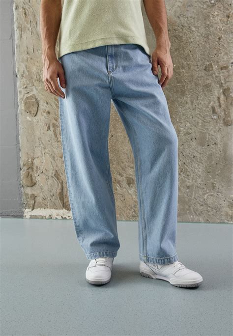 Carhartt Wip Brandon Pant Jeans Relaxed Fit Blue Bleached Denim