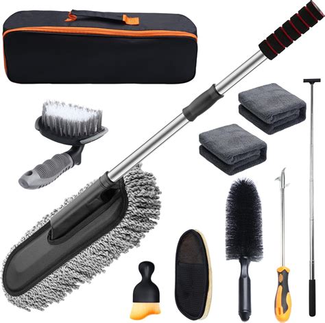 Amazon Jerbor Car Duster Interior Detailing Brush Kit Soft Bristle