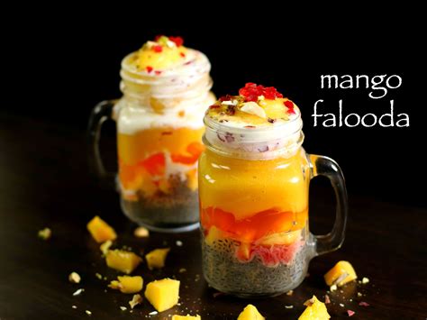 Mango Falooda Recipe Mango Faluda Ice Cream Recipe