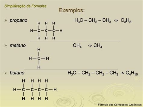 Ppt F Rmula Dos Compostos Org Nicos Powerpoint Presentation Free