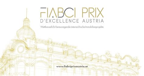 Auszeichnung für Immobilien FIABCI Prix d Excellence Austria