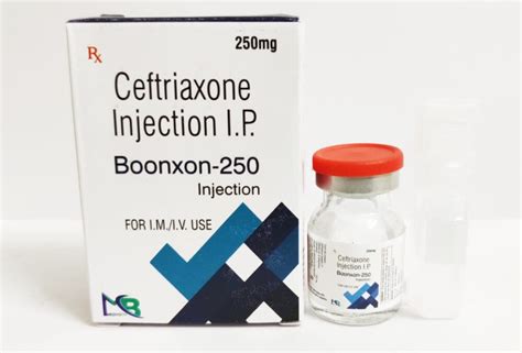 Ceftriaxone Injection Ip Mg Mediboon Pharma