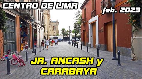 Así luce JR ANCASH y JR CARABAYA PEATONALIZADO CENTRO HISTORICO DE