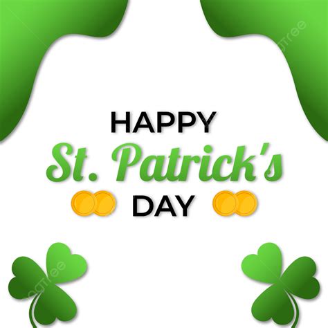 St Patricks Day Vector Art Png Happy St Patricks Day Template Design Occasion Festival