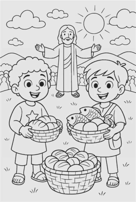Desenho Bíblico Para Criança - Desenho Bíblico para Colorir: Vários Desenhos Grátis para Imprimir (PDF)