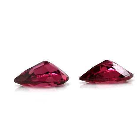 Buy Raspberry Garnet Pear Shape X Mm Matching Pair Approximately