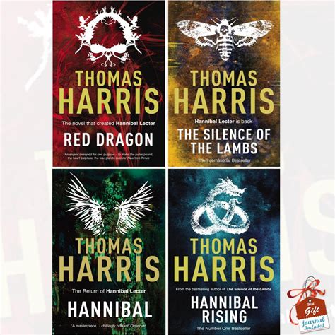 Hannibal Lecter Collection 4 Books Bundle By Thomas Harris With Gift