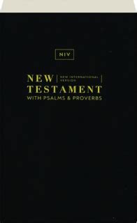 Niv New Testament With Psalms Proverbs Hamiltonbook